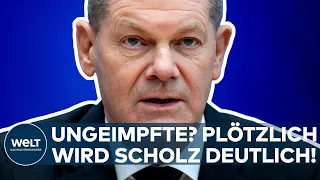 CORONA: Ungeimpft? "Darüber gibt es gar keine Zweifel!" Bei dem Thema wird Olaf Scholz deutlich!