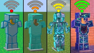 minecraft physics with different Wi-Fi internet