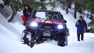 Snow Wheeling Oregon Toyota Jeep Crawlers