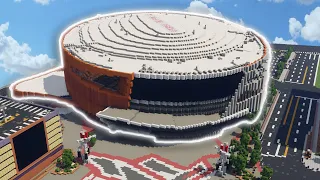 Building an ARENA in Minecraft! T-Mobile Arena