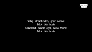 Bück Dich Hoch - D e i c h k i n d - Full Lyric Video from the channel Contrast Lyric