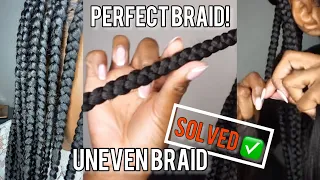 DETAILED Knotless Box Braid| How To Keep A Consistent Size When Adding Pieces Of Hair? | DIY