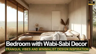 Tranquil Vibes: Minimalist Bedroom with Handcrafted Wabi-Sabi Decor