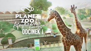 ZACZYNAM OD NOWA! - 🦒 AFRYKAŃSKA FRANCZYZA 🦒, wybieg żyraf! - Planet Zoo #1