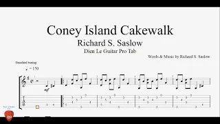 Richard S. Saslow - Coney Island Cakewalk - Guitar Tabs