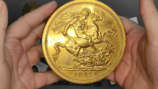 About My Giant Gold Sovereign Coin...