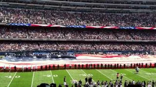 Beginning of the 9/11 Tribute at the Bears game