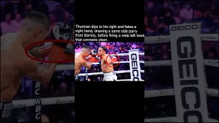 Keith Thurman - Sneaky Left Hook On Barrios