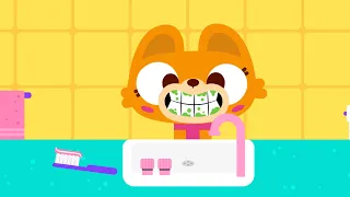 LINGOKIDS | BATHROOM GAME | BATHROOM ROUTINES WITH ELLIOT PANDA AND LISA CAT