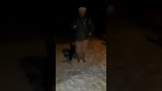 Bieganie boso po śniegu