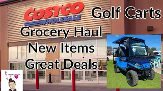 Costco Haul, New Items And Sales, Golf Carts!