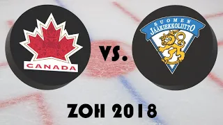 Zimní olympijské hry 2018 - Čtvrtfinále - Kanada - Finsko