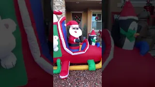 Santa Claus in a Helicopter