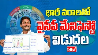 AP CM YS Jagan Released YSRCP Manifesto 2024 | వైసీపీ మ్యానిఫెస్టో హైలైట్స్‌ ఇవే! | IDTV News