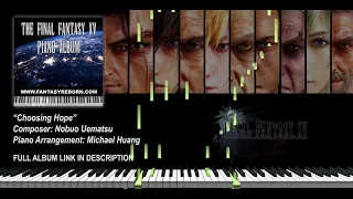 Final Fantasy XV - Choosing Hope  | Piano Cover by Fantasy Reborn