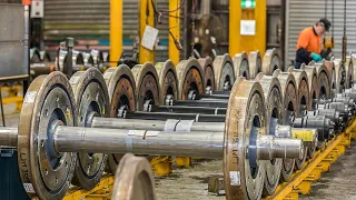 Incredible Manufacturing Process for Heavy Railway Wheels and other Modern Production Methods