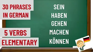 Part 1. Learn TOP 50 VERBS by CHATGPT in German with subtitles [A0].Learn German while sleeping.