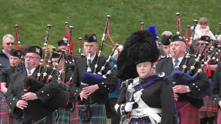 Massed Pipes and Drums (5) - Dunrobin Castle 27th April 2019