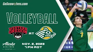 VB: Western Oregon at UAA