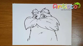 How to Draw the Lorax Head Step by Step for Kids