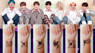 Top 6 Bts Mehndi Design_Mehndi Designs Easy_Bts Henna Tattoo_Bts Logo Mehndi Design #bts #btsarmy