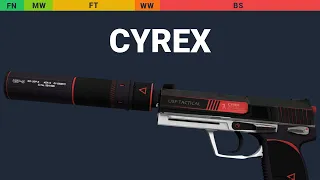 USP-S Cyrex - Skin Float And Wear Preview