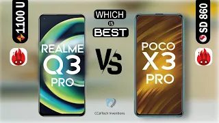 POCO X3 PRO VS REALME Q3 PRO Full COMPARISON 🔥🔥| Which One is Best?