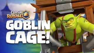 Clash Royale: NEW CARD REVEAL! 😲 Goblin Cage enters the Arena!