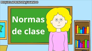 Normas dentro del aula  Reglas de convivencia en clase  Video de Peques Aprenden Jugando