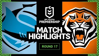 Cronulla-Sutherland Sharks v Wests Tigers | Match Highlights | Round 17, 2013 | NRL