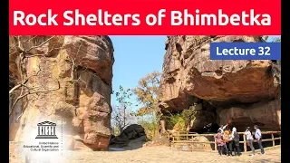 UNESCO World Heritage Site, Rock Shelters of Bhimbetka, Paintings of Mesolithic Period #32