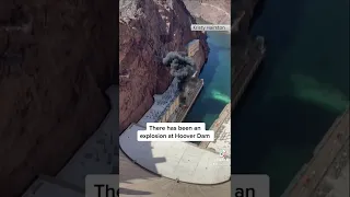 Hoover Dam: Explosion and fire seen #shorts