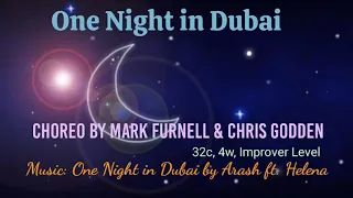 One Night in Dubai Line dance Choreographed by Mark Furnell and Chris Godden August 2020