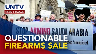 UK gov't, being reviewed over decision to continue sale of arms to Saudi Arabia