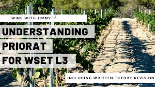 Understanding Priorat for WSET L3 with working written question