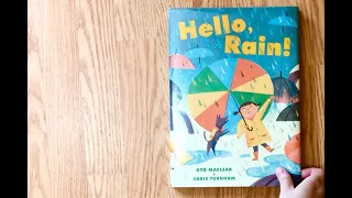 Story Time Corgi - Hello, Rain! - Toddler Board Book Read Aloud