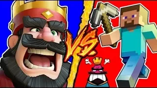 Clash Royale VS MINECRAFT!!! Что же круче ??? МЕГА БАТЛ БИТВА!!! P4rOk Play