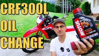 CRF300L OIL CHANGE - Step by Step How To