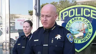 BART police provide details on shooting that injured 1 male victim on BART train