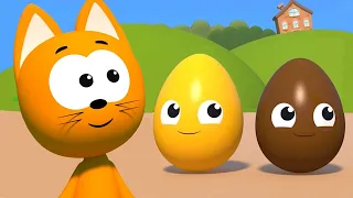 Кот и Волшебные Яйца - Котэ представляет большой сборник - Игры мультфильмы для детей малышей a23