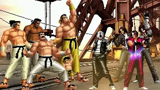 [KOF Mugen] Memorial | Goro Daimon vs Kyo Kusanagi [ 4vs4 ]