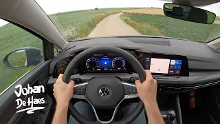 2020 VW GOLF 1.5TSI 150 HP POV TEST DRIVE