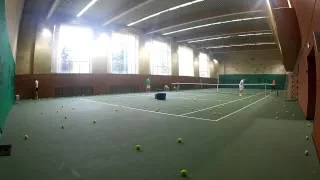 Тренировка в школе большого тенниса Tennis Capital