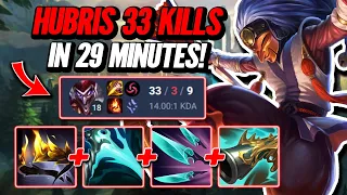 81 Hubris Stacks Shaco - 33 Kills in 29 Minutes! [League of Legends] Full Gameplay - Infernal Shaco