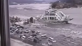 2011 Japan Tsunami - Kesennuma Coast Guard. (Full Footage)