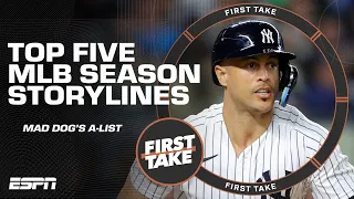 Mad Dog's A-List: Top 5️⃣ MLB Storylines: Yankees & Mets, Angels & Rule Changes ⚾ | First Take