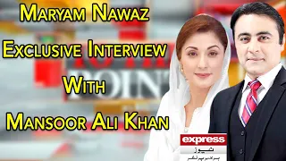 Maryam Nawaz Exclusive Interview | To The Point With Mansoor Ali Khan | 23 Nov 2020 | Express | IB1I