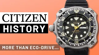 CITIZEN WATCH HISTORY: Awesome mechanical, electronic and quartz watches - and yes.. eco-drive!