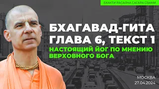 Настоящий йог по мнению Верховного Бога. БГ 6.1. Москва 27.04.2024 | Бхакти Расаяна Сагара Свами