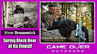 New Brunswick Canada Spring Black Bear - Girls With Guns. Incredible death moan!